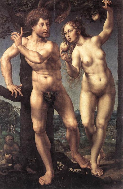 GOSSAERT, Jan (Mabuse) Adam and Eve safg china oil painting image